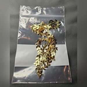 NWOT 18" Gold Chevron Necklace Never Worn Or Used.